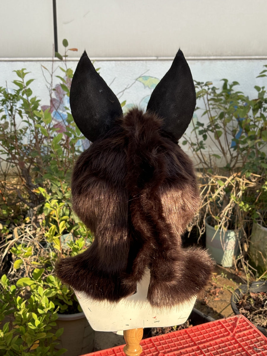 [Premade] Donkey Realistic Fursuit Head Movable Jaw