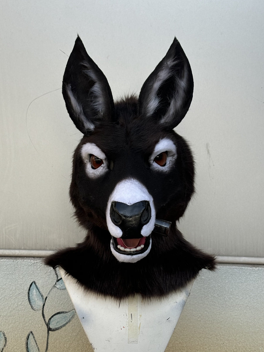 [Premade] Donkey Realistic Fursuit Head Movable Jaw
