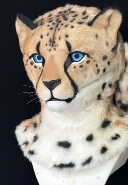 [Commissions] Cheetah Fursuit Head